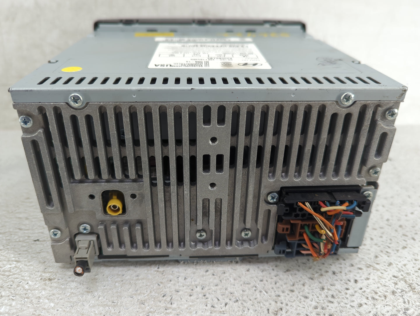 2011 Hyundai Genesis Coupe Radio AM FM Cd Player Receiver Replacement P/N:96180-2M115VM5 A200BKLBX Fits Fits 2012 OEM Used A