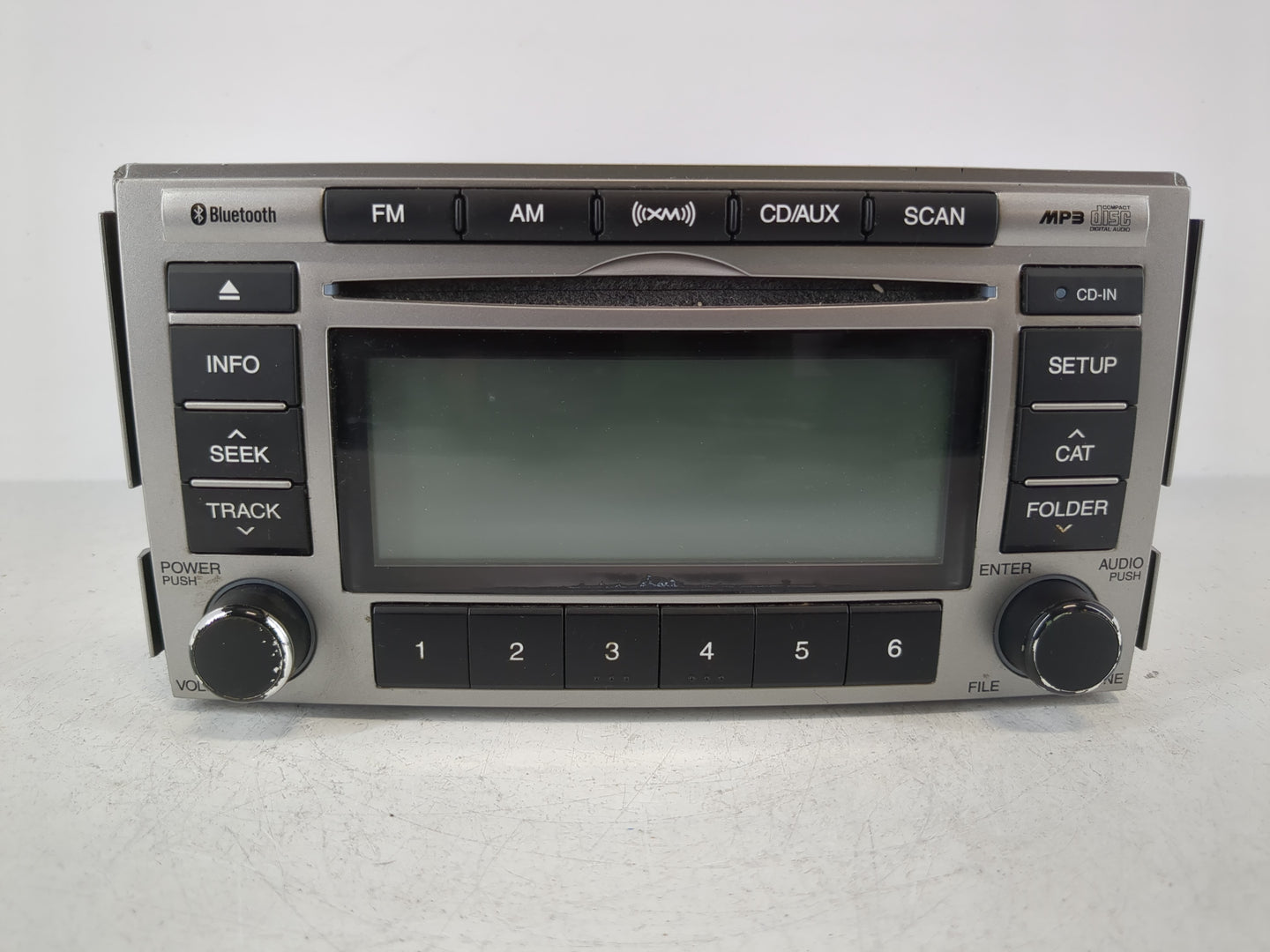 2010-2012 Hyundai Santa Fe Radio AM FM Cd Player Receiver Replacement P/N:96180-0W500BS 96180-0W500CA Fits Fits 2010 2011 20