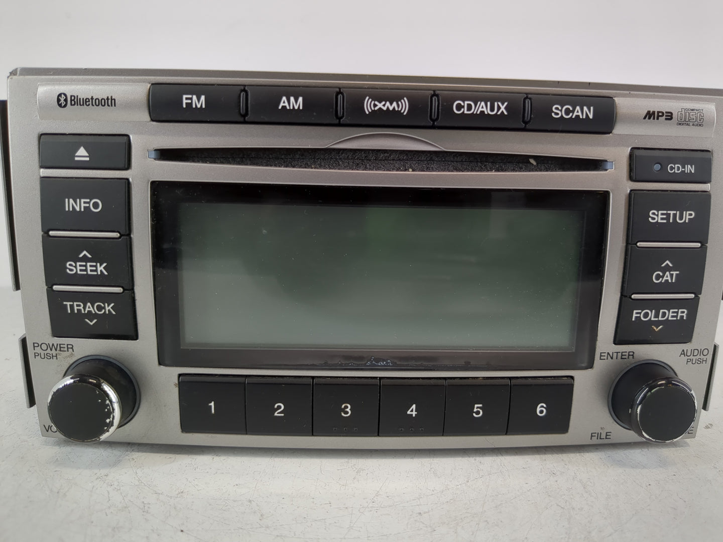 2010-2012 Hyundai Santa Fe Radio AM FM Cd Player Receiver Replacement P/N:96180-0W500BS 96180-0W500CA Fits Fits 2010 2011 20