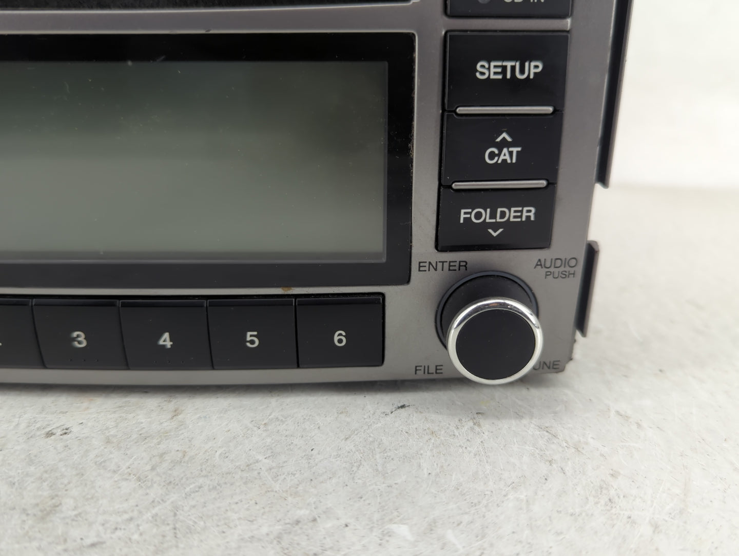 2010-2012 Hyundai Santa Fe Radio AM FM Cd Player Receiver Replacement P/N:96180-0W500CA Fits Fits 2010 2011 2012 OEM Used Au