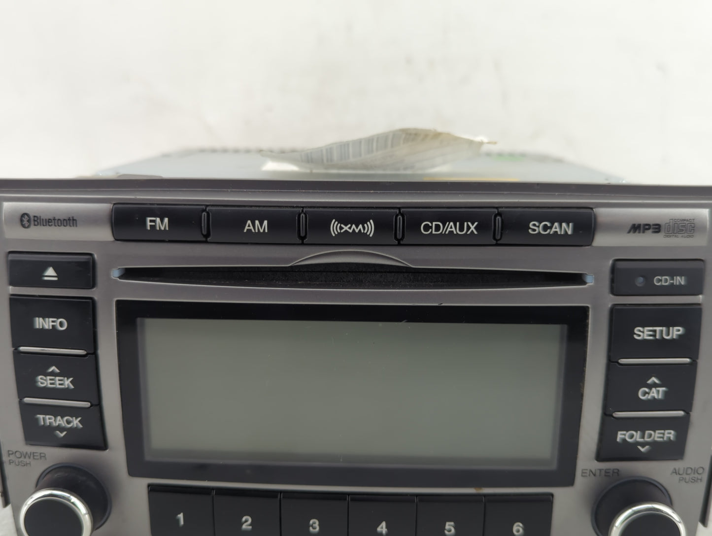 2010-2012 Hyundai Santa Fe Radio AM FM Cd Player Receiver Replacement P/N:96180-0W500CA Fits Fits 2010 2011 2012 OEM Used Au
