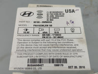 2010-2012 Hyundai Santa Fe Radio AM FM Cd Player Receiver Replacement P/N:96180-0W500CA Fits Fits 2010 2011 2012 OEM Used Au