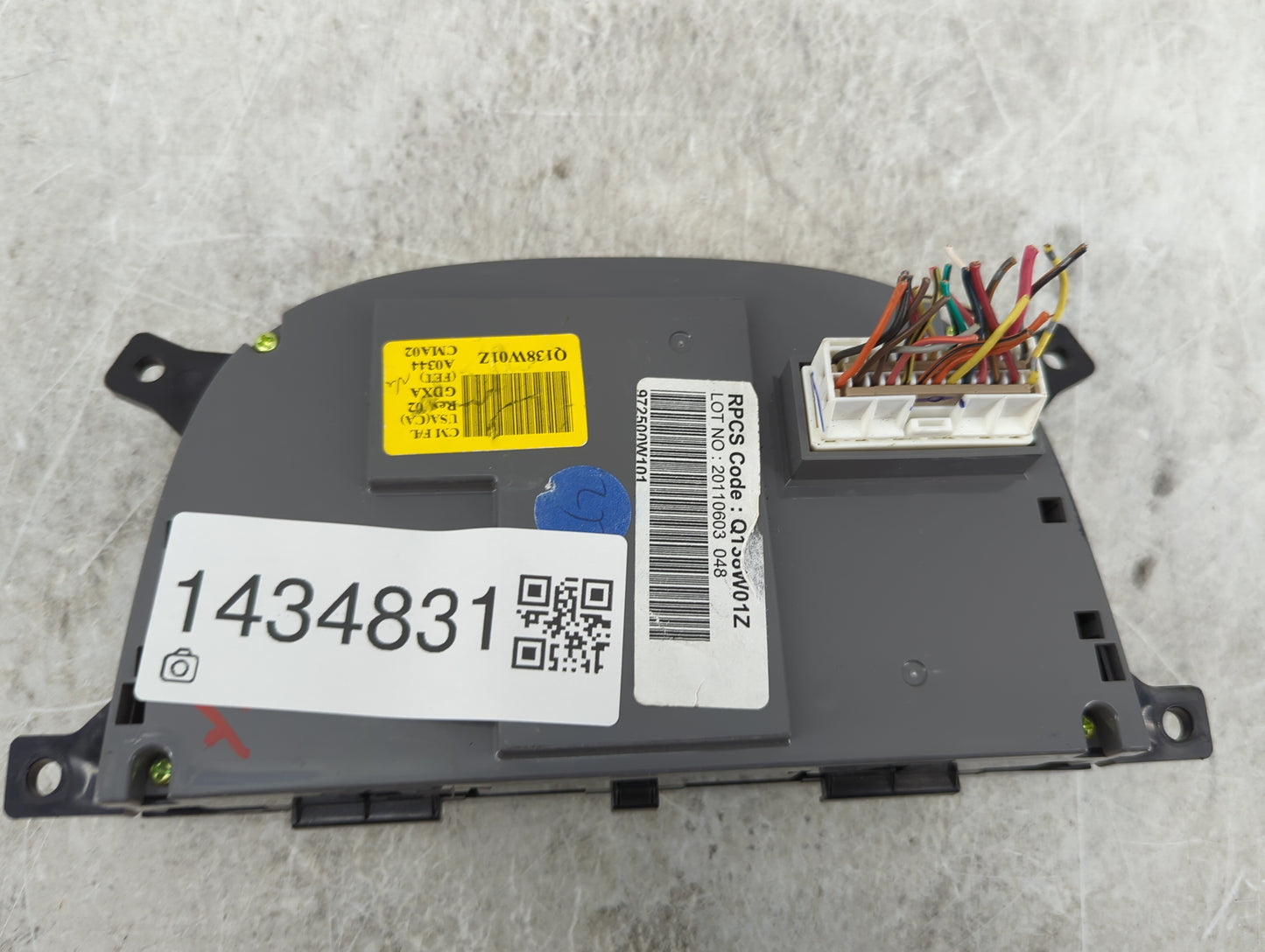 2010-2012 Hyundai Santa Fe Climate Control Module Temperature AC/Heater Replacement P/N:Q138W01Z 972500W101 Fits OEM Used Au