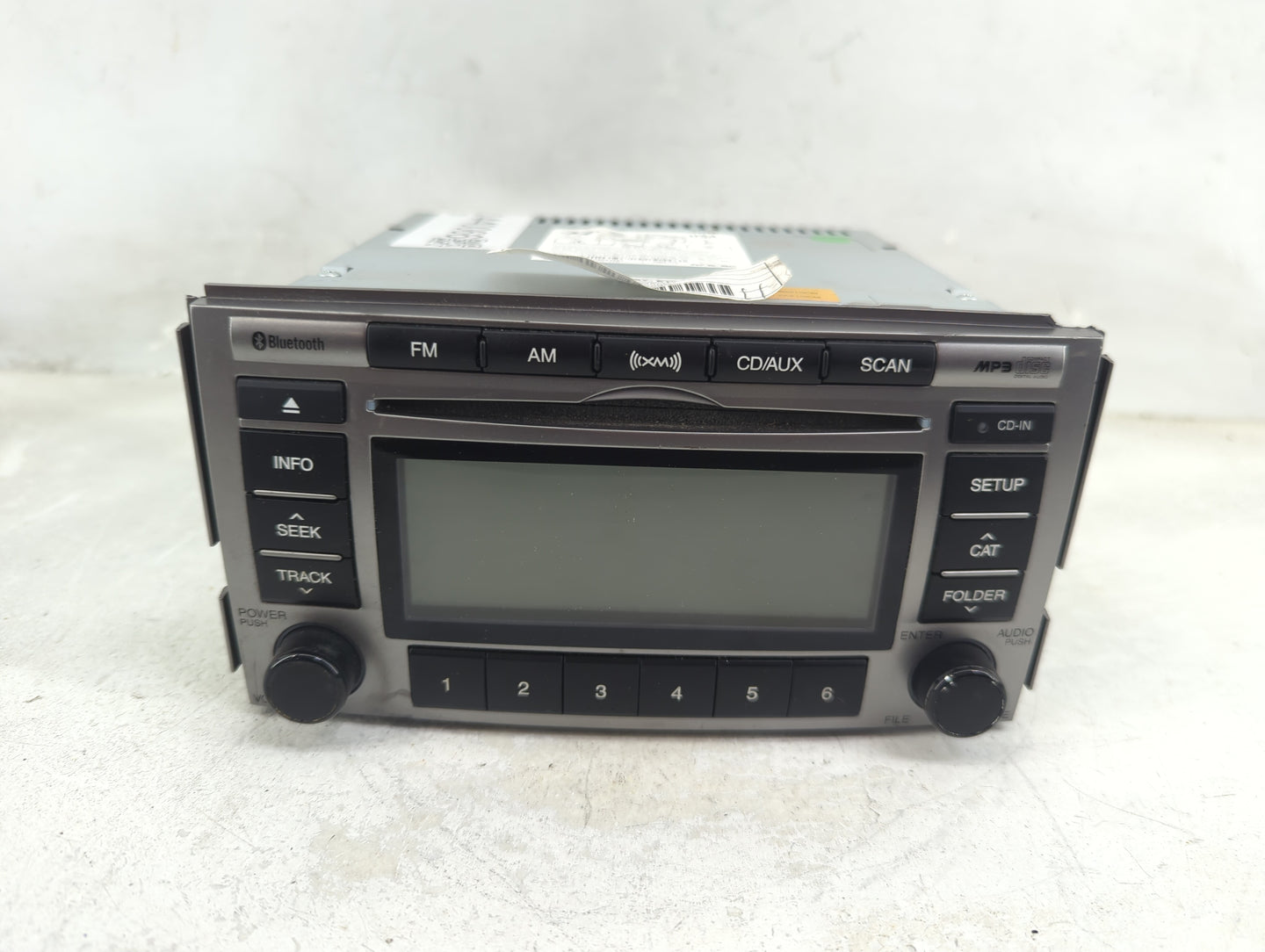 2010-2012 Hyundai Santa Fe Radio AM FM Cd Player Receiver Replacement P/N:961800W500XX1 PA910CMLXMGS Fits Fits 2010 2011 201