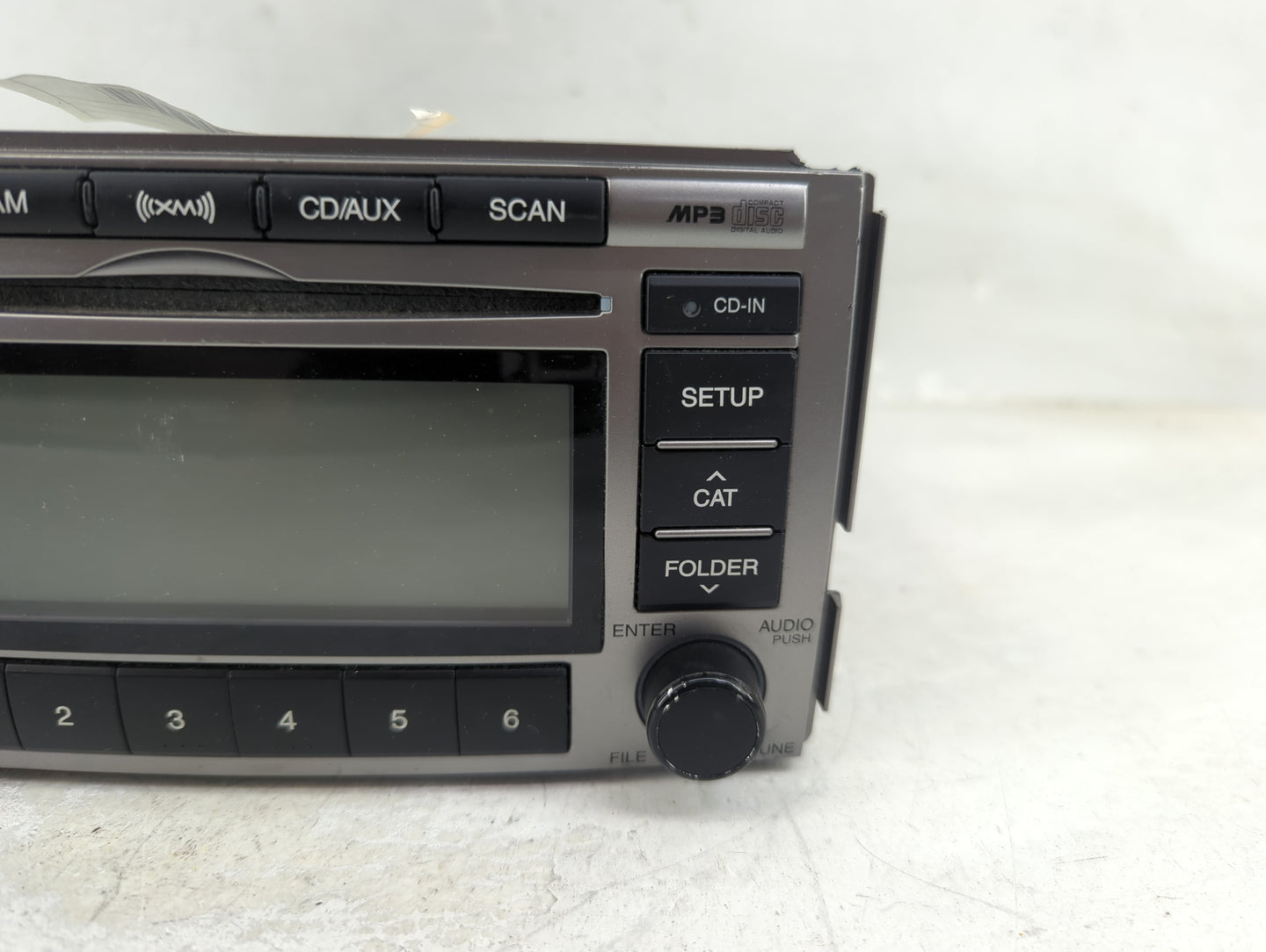 2010-2012 Hyundai Santa Fe Radio AM FM Cd Player Receiver Replacement P/N:961800W500XX1 PA910CMLXMGS Fits Fits 2010 2011 201