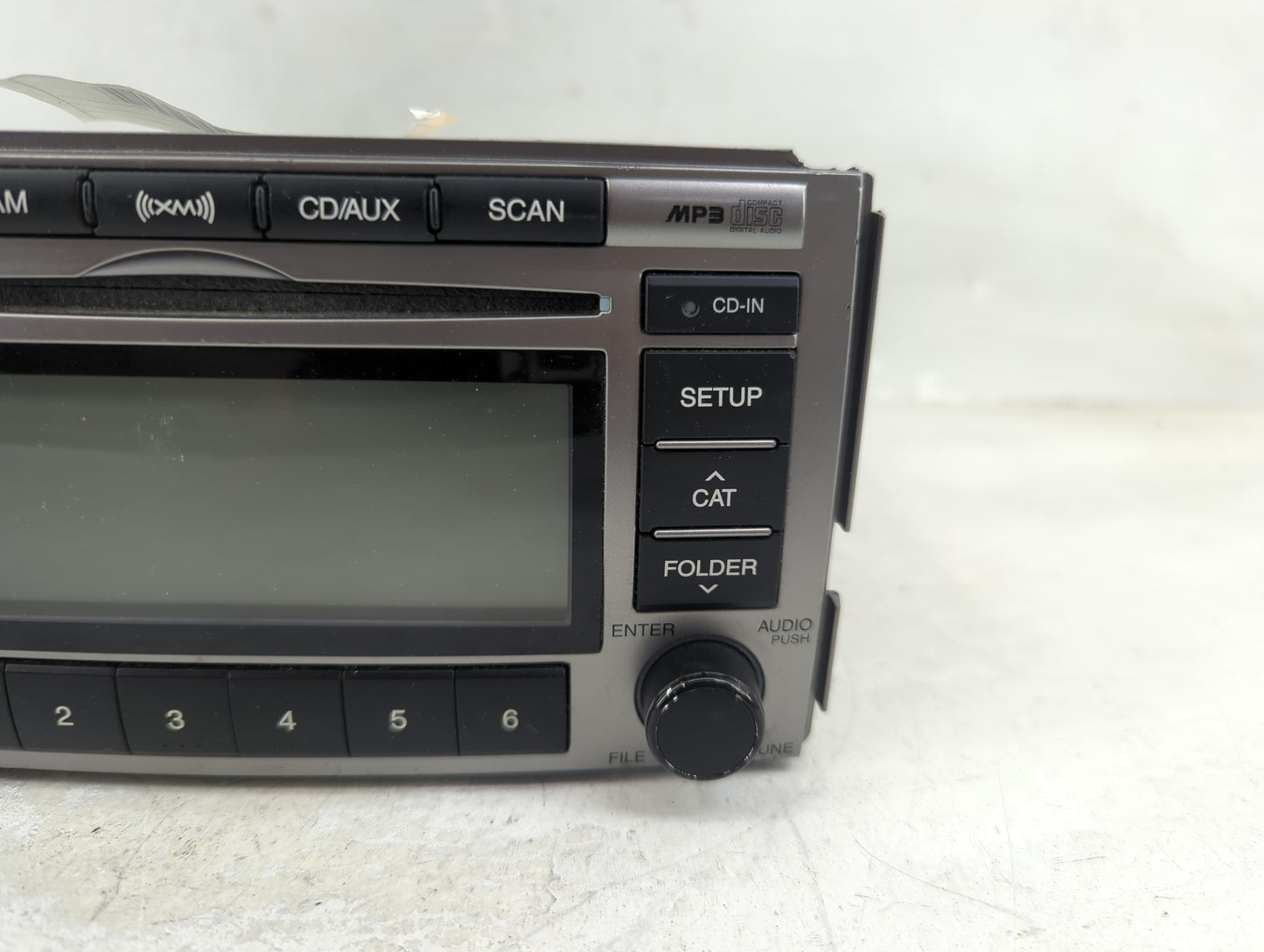 2010-2012 Hyundai Santa Fe Radio AM FM Cd Player Receiver Replacement P/N:961800W500XX1 PA910CMLXMGS Fits Fits 2010 2011 201