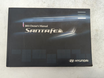 2011 Hyundai Santa Fe Owners Manual Book Guide P/N:A2BO-EU13C A2DH-EU9DA OEM Used Auto Parts
