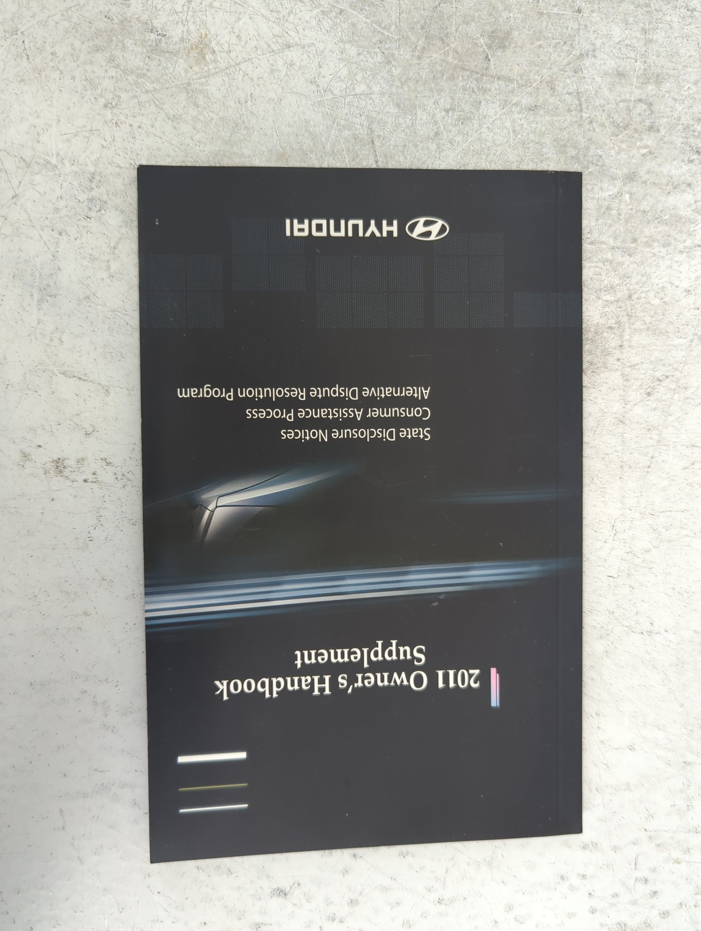 2011 Hyundai Santa Fe Owners Manual Book Guide P/N:A2BO-EU13C A2DH-EU9DA OEM Used Auto Parts - Oemusedautoparts1.com