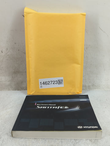 2011 Hyundai Santa Fe Owners Manual Book Guide P/N:A2B0-EU0NB OEM Used Auto Parts - Oemusedautoparts1.com