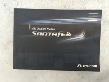 2011 Hyundai Santa Fe Owners Manual Book Guide P/N:A2B0-EU0NB OEM Used Auto Parts
