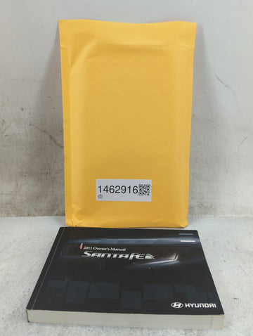 2011 Hyundai Santa Fe Owners Manual Book Guide P/N:A2B0-EU00A OEM Used Auto Parts - Oemusedautoparts1.com