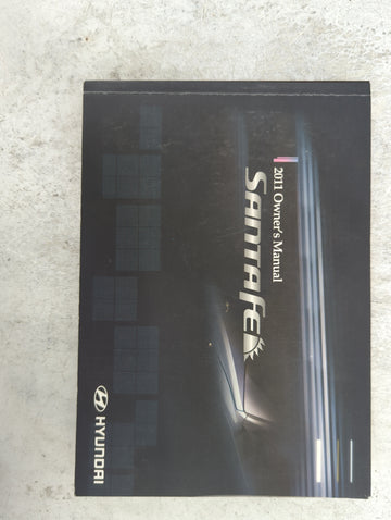 2011 Hyundai Santa Fe Owners Manual Book Guide P/N:A2B0-EU00A OEM Used Auto Parts