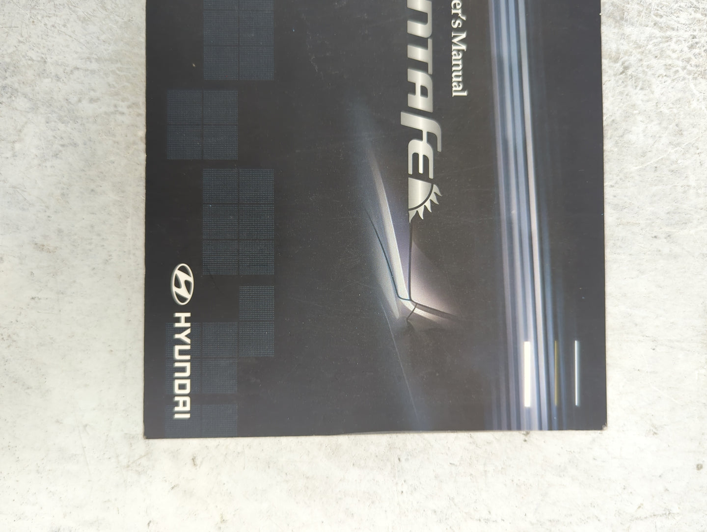 2011 Hyundai Santa Fe Owners Manual Book Guide P/N:A2B0-EU00A OEM Used Auto Parts - Oemusedautoparts1.com