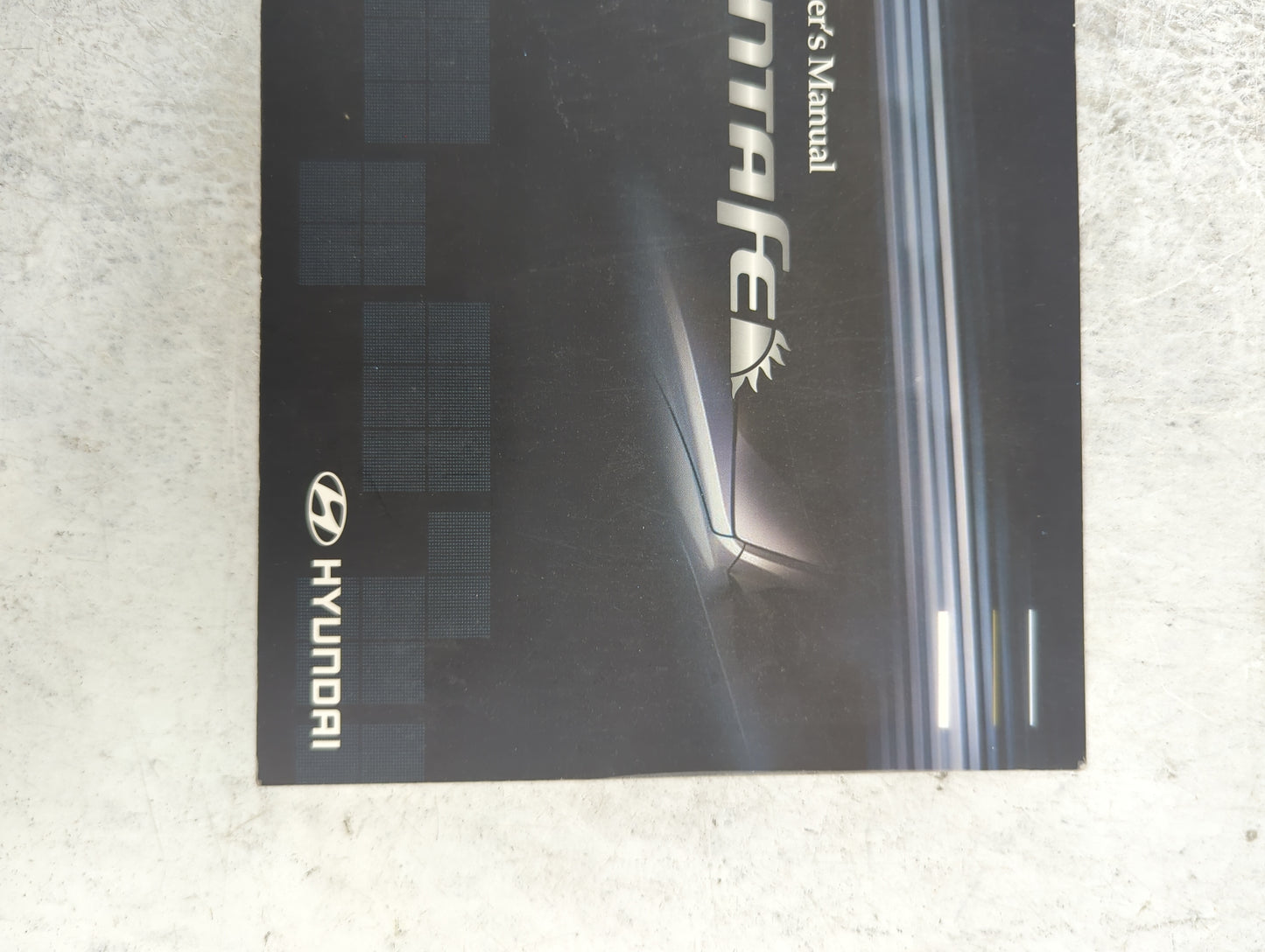 2011 Hyundai Santa Fe Owners Manual Book Guide P/N:A2B0-EU00A OEM Used Auto Parts - Oemusedautoparts1.com