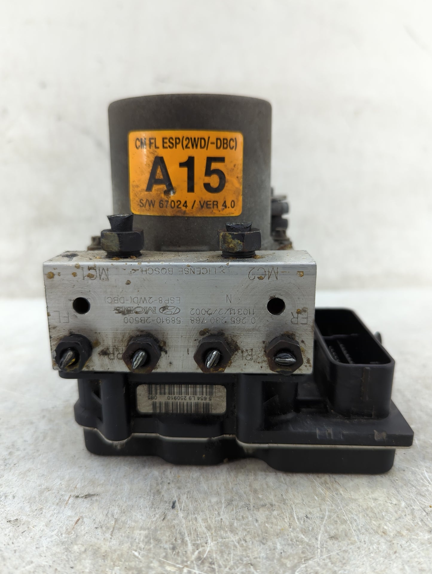 2010-2012 Hyundai Santa Fe ABS Pump Control Module Replacement P/N:0265230768 58910-2B500, 0265951 Fits Fits 2010 2011 2012 