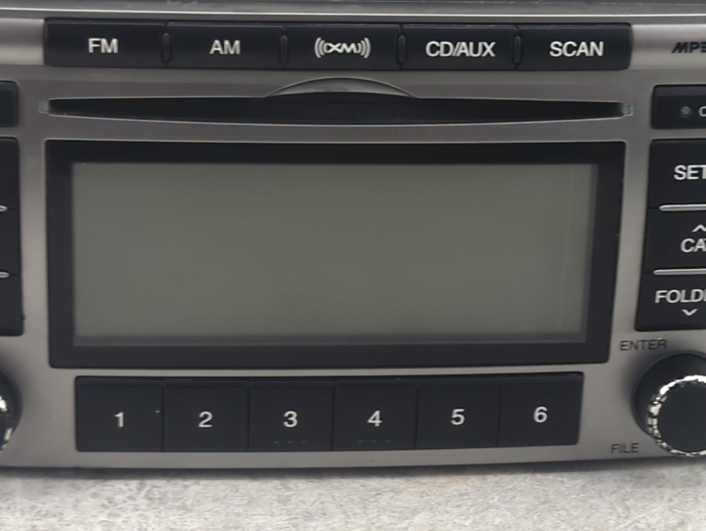 2010-2012 Hyundai Santa Fe Radio AM FM Cd Player Receiver Replacement P/N:961800W500XX1 PA910CMLXMGS Fits Fits 2010 2011 201