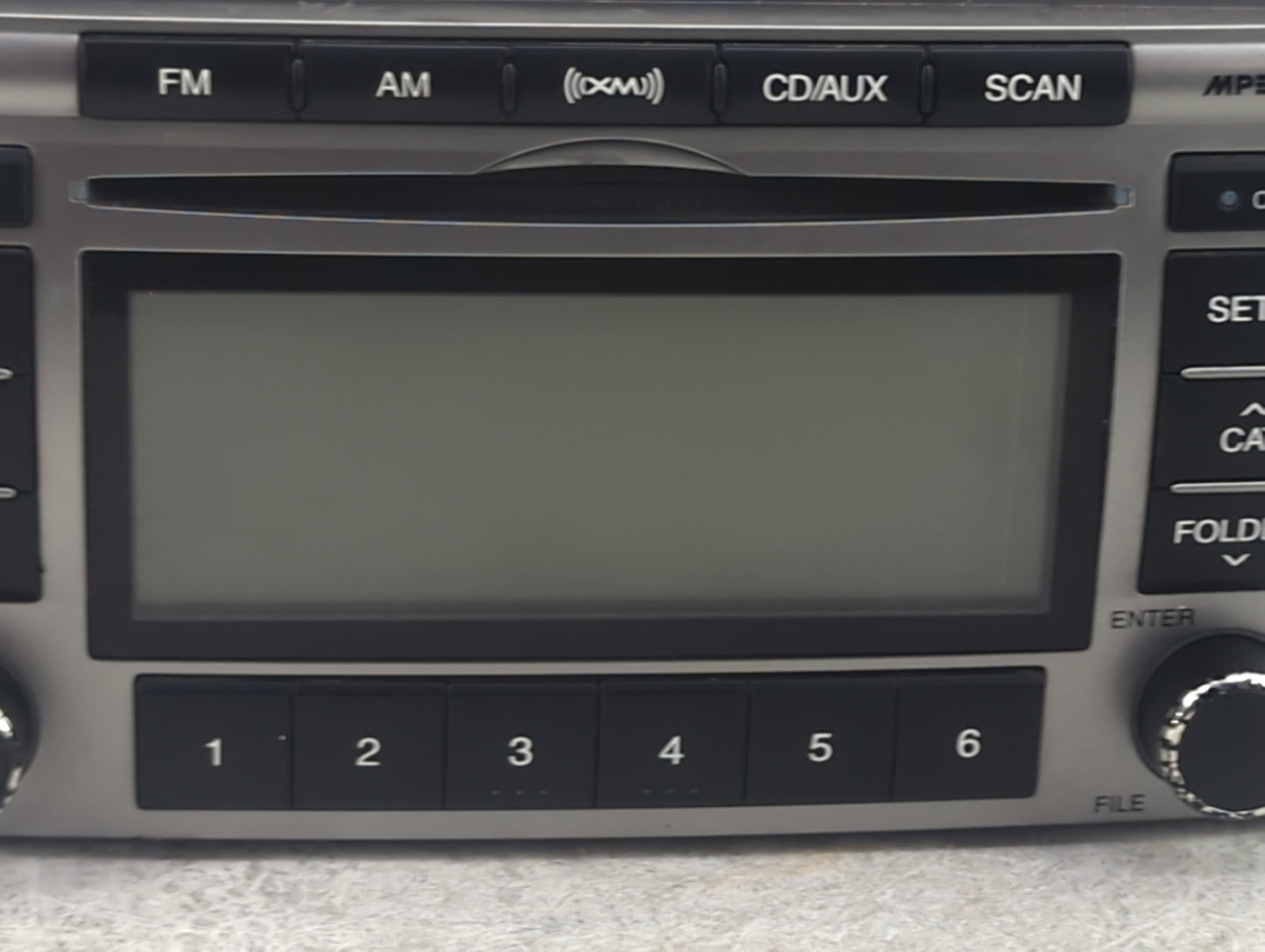2010-2012 Hyundai Santa Fe Radio AM FM Cd Player Receiver Replacement P/N:961800W500XX1 PA910CMLXMGS Fits Fits 2010 2011 201