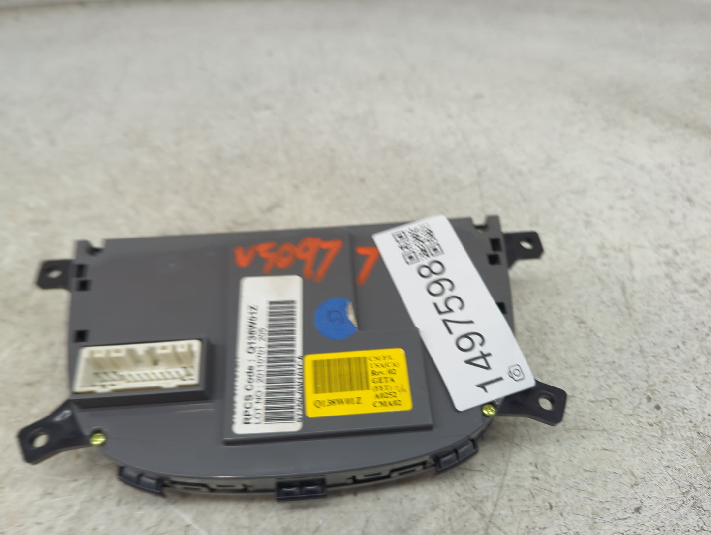 2010-2012 Hyundai Santa Fe Climate Control Module Temperature AC/Heater Replacement P/N:Q138W01Z 97250-0W101CA Fits OEM Used