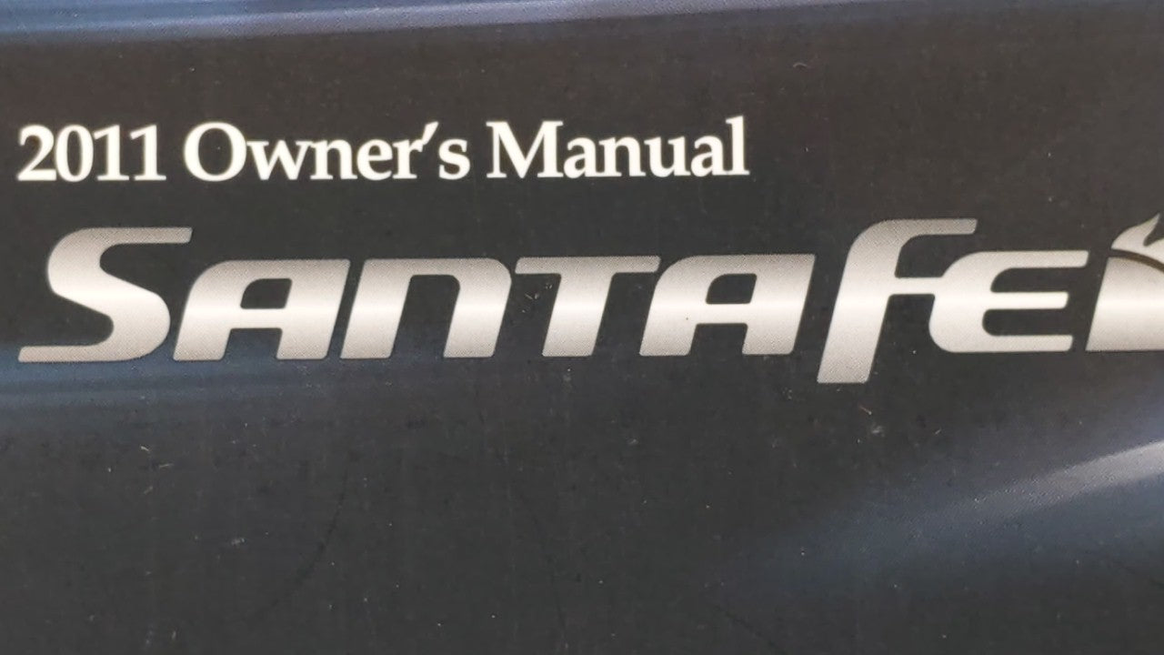 2011 Hyundai Santa Fe Owners Manual Book Guide OEM Used Auto Parts - Oemusedautoparts1.com