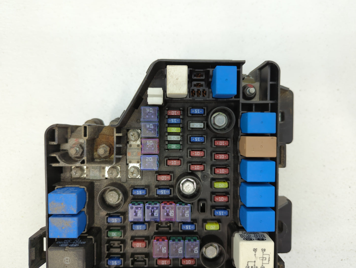 2010-2012 Hyundai Santa Fe Fusebox Fuse Box Panel Relay Module P/N:91115-2B050 91950-2B710 Fits Fits 2010 2011 2012 OEM Used