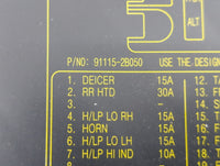 2010-2012 Hyundai Santa Fe Fusebox Fuse Box Panel Relay Module P/N:91406-0W110 91115-2B050, 91950-2B710 Fits Fits 2010 2011 