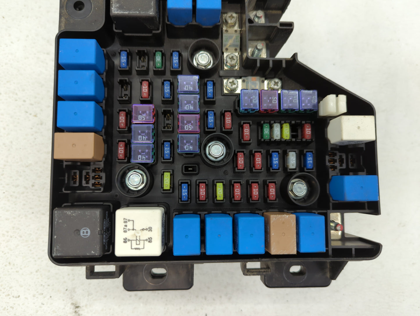2010-2012 Hyundai Santa Fe Fusebox Fuse Box Panel Relay Module P/N:91406-0W110 91115-2B050, 91950-2B710 Fits Fits 2010 2011 