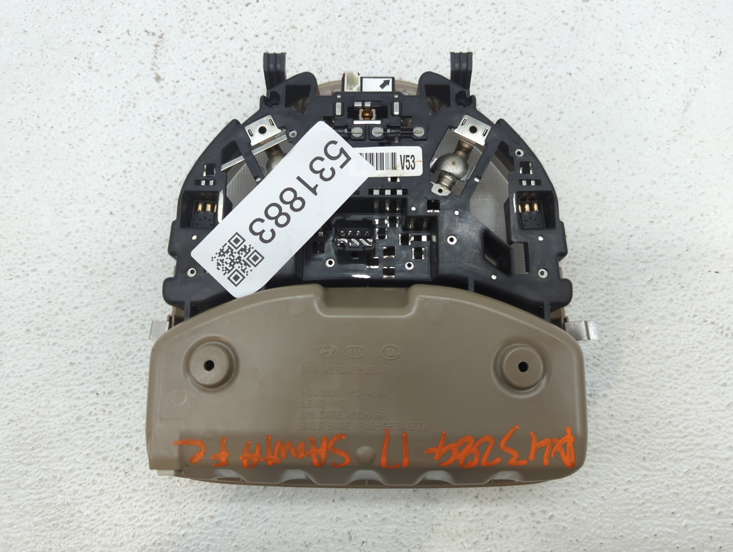 2011 Hyundai Santa Fe Overhead Roof Console - Oemusedautoparts1.com