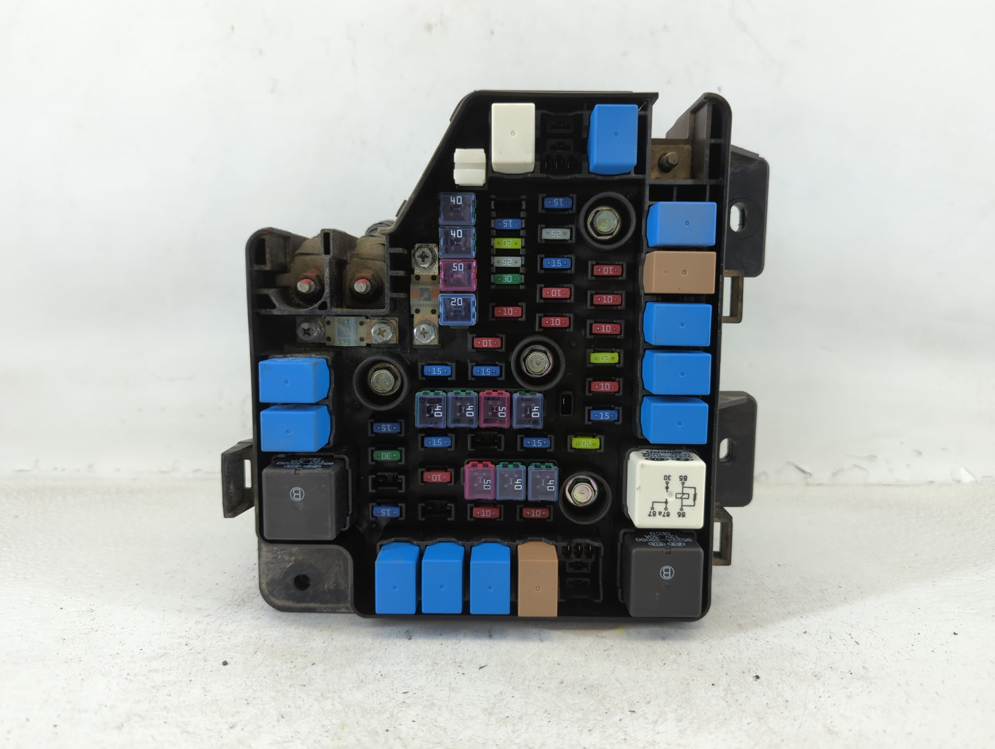 2010-2012 Hyundai Santa Fe Fusebox Fuse Box Panel Relay Module P/N:91115-2B050 Fits Fits 2010 2011 2012 OEM Used Auto Parts 