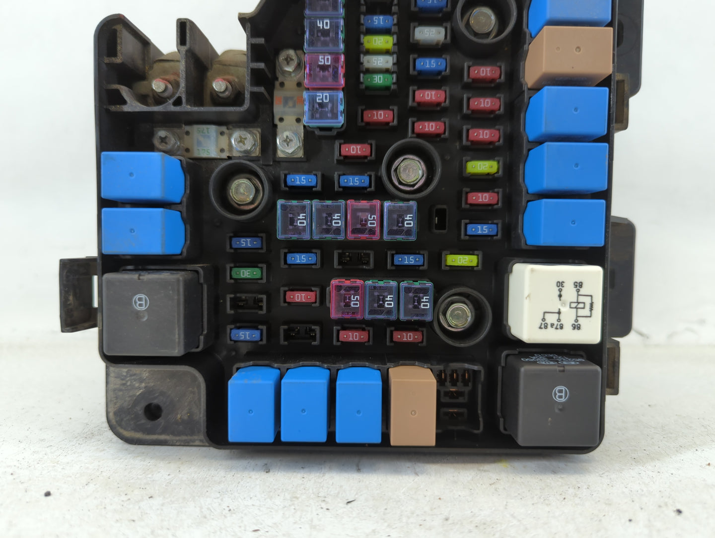 2010-2012 Hyundai Santa Fe Fusebox Fuse Box Panel Relay Module P/N:91115-2B050 Fits Fits 2010 2011 2012 OEM Used Auto Parts 
