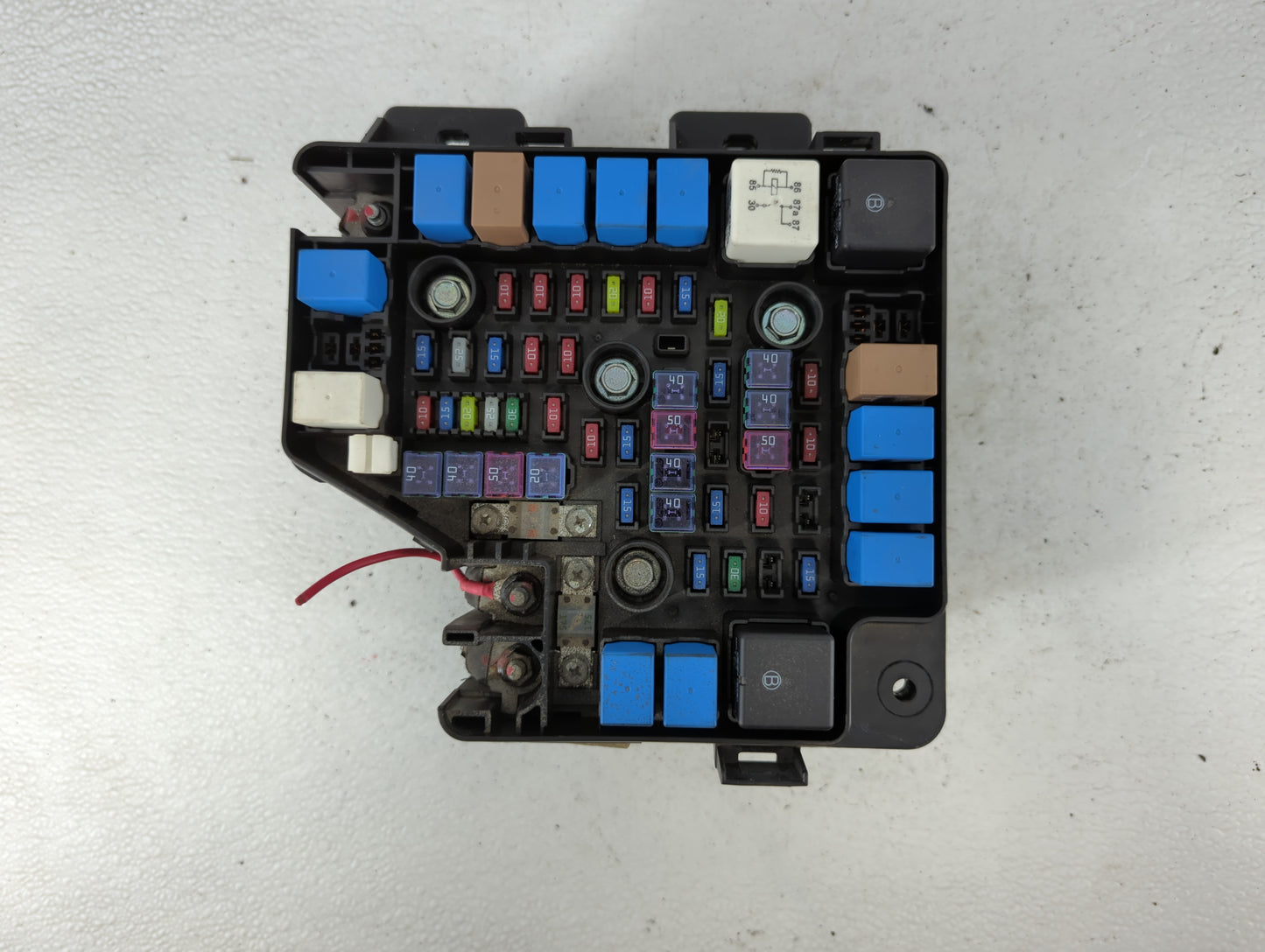 2010-2012 Hyundai Santa Fe Fusebox Fuse Box Panel Relay Module P/N:91115-2B050 Fits Fits 2010 2011 2012 OEM Used Auto Parts 