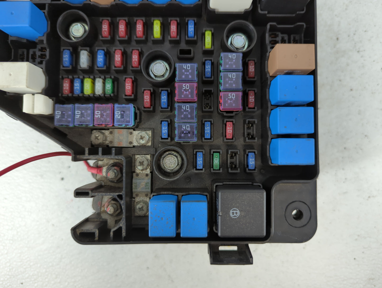 2010-2012 Hyundai Santa Fe Fusebox Fuse Box Panel Relay Module P/N:91115-2B050 Fits Fits 2010 2011 2012 OEM Used Auto Parts 