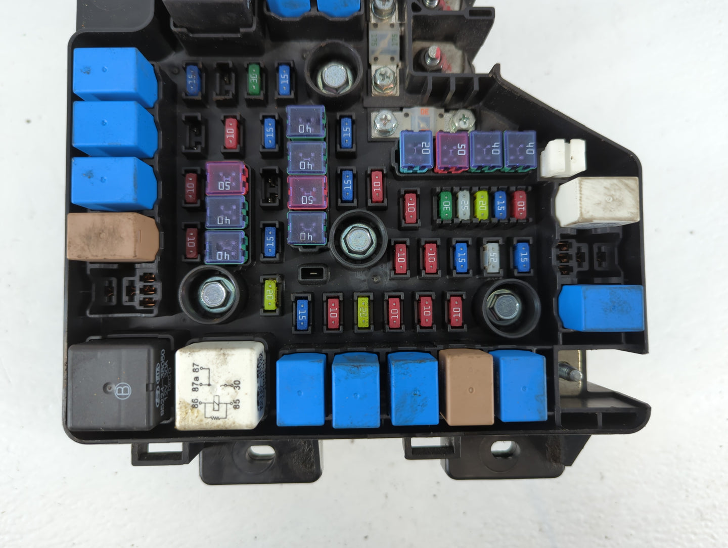 2010-2012 Hyundai Santa Fe Fusebox Fuse Box Panel Relay Module P/N:91115-2B050 Fits Fits 2010 2011 2012 OEM Used Auto Parts 