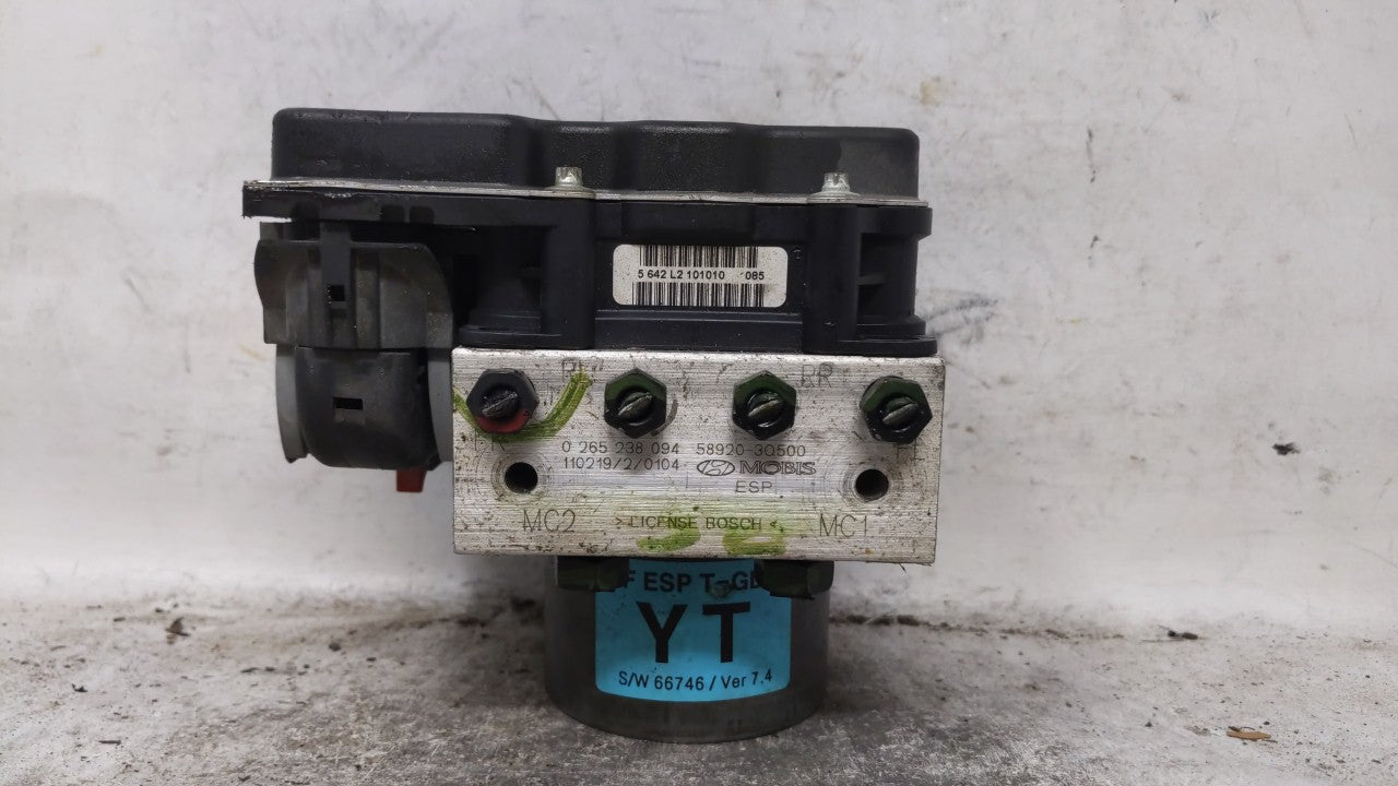 2011-2013 Hyundai Sonata ABS Pump Control Module Replacement P/N:0 265 238 094 58920-3Q500 Fits Fits 2011 2012 2013 OEM Used