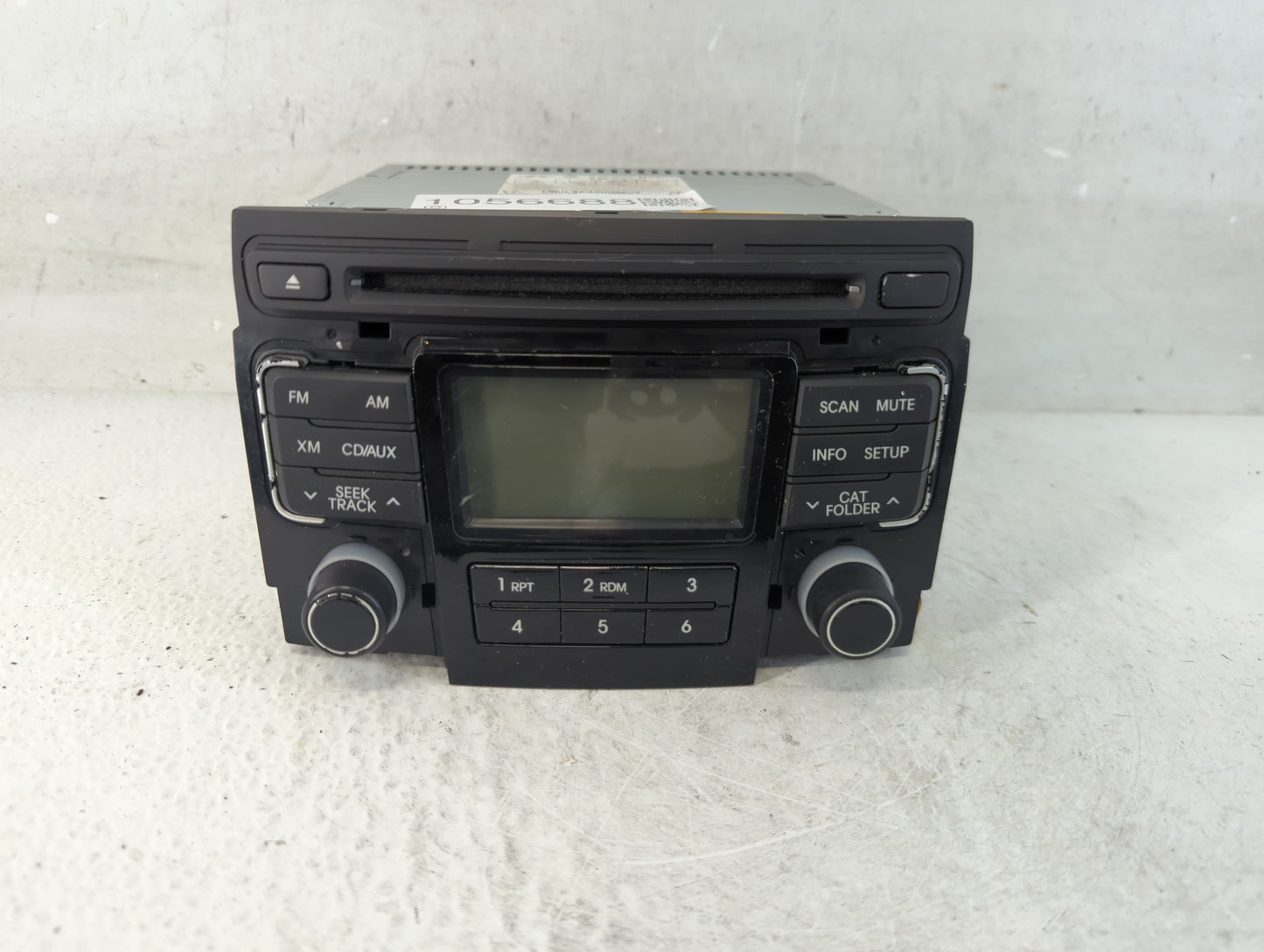 2011 Hyundai Sonata Radio AM FM Cd Player Receiver Replacement P/N:96180-3Q000 Fits OEM Used Auto Parts - Oemusedautoparts1.