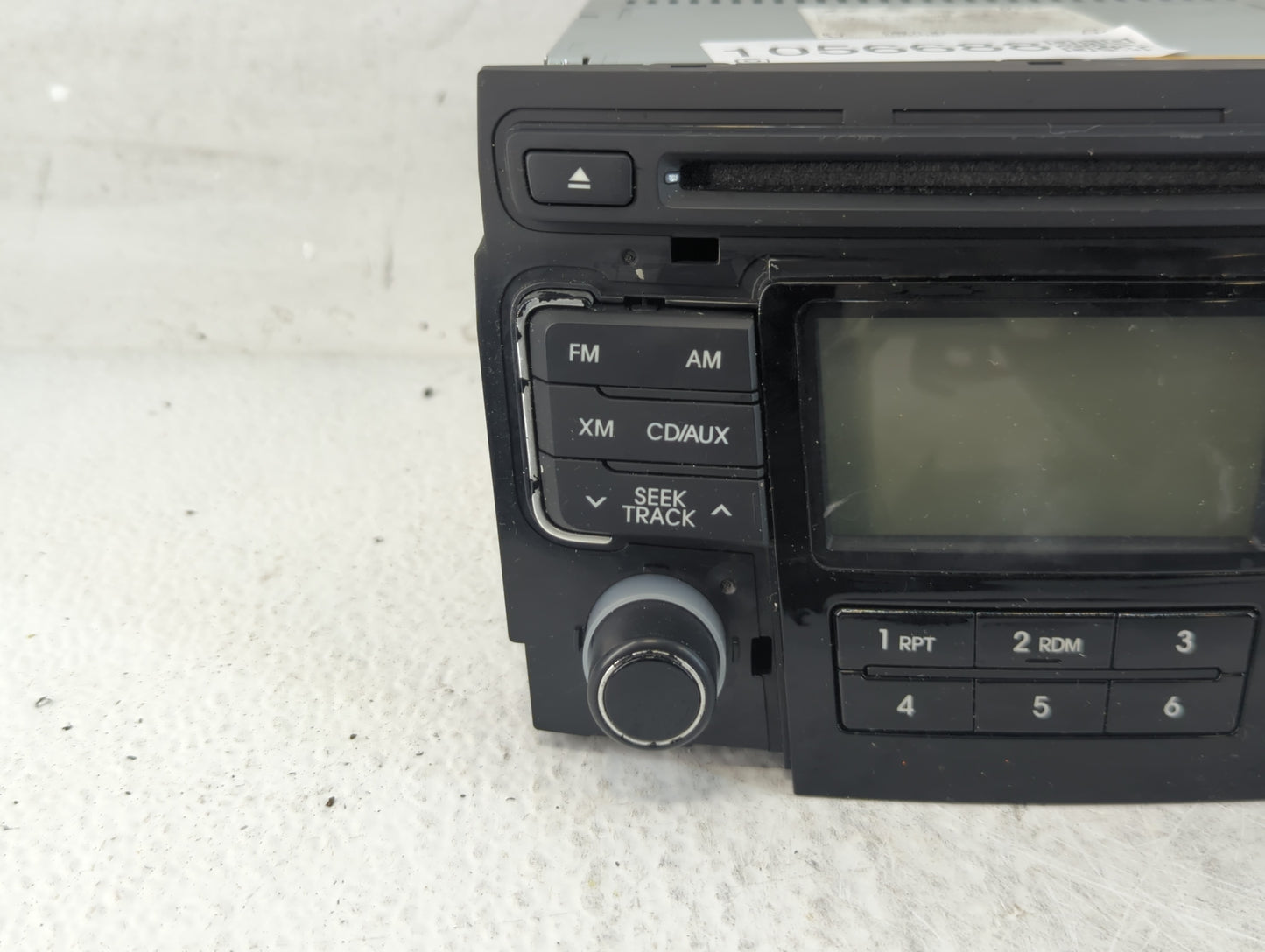 2011 Hyundai Sonata Radio AM FM Cd Player Receiver Replacement P/N:96180-3Q000 Fits OEM Used Auto Parts - Oemusedautoparts1.