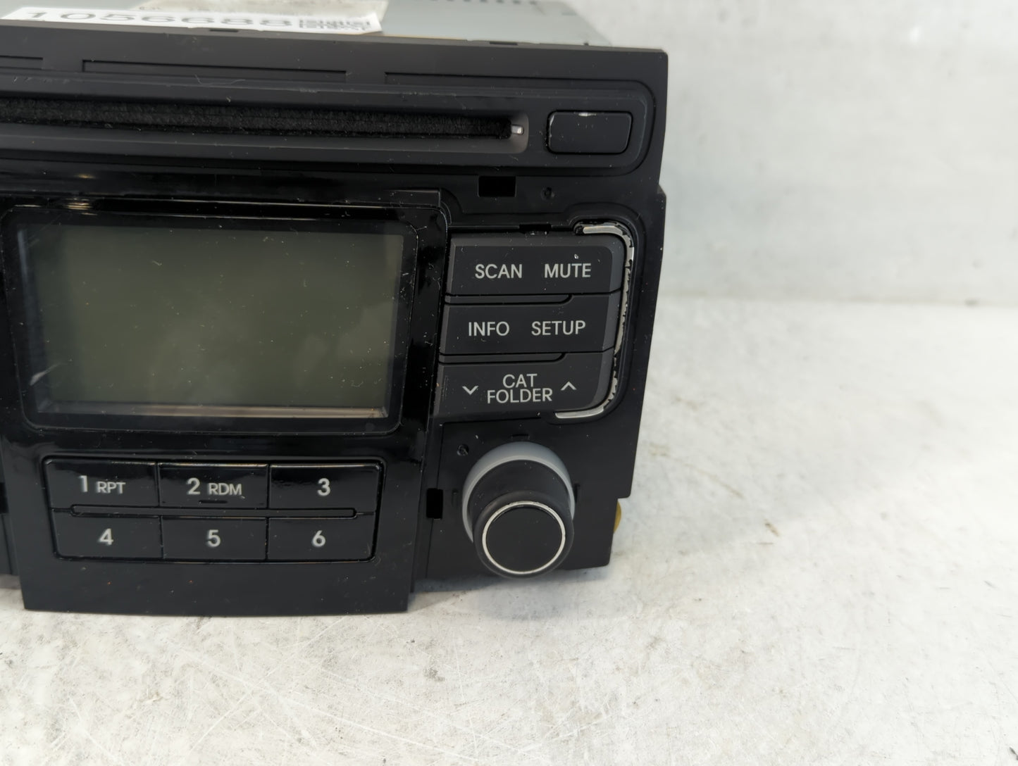 2011 Hyundai Sonata Radio AM FM Cd Player Receiver Replacement P/N:96180-3Q000 Fits OEM Used Auto Parts - Oemusedautoparts1.
