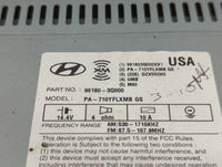 2011 Hyundai Sonata Radio AM FM Cd Player Receiver Replacement P/N:96180-3Q000 Fits OEM Used Auto Parts - Oemusedautoparts1.