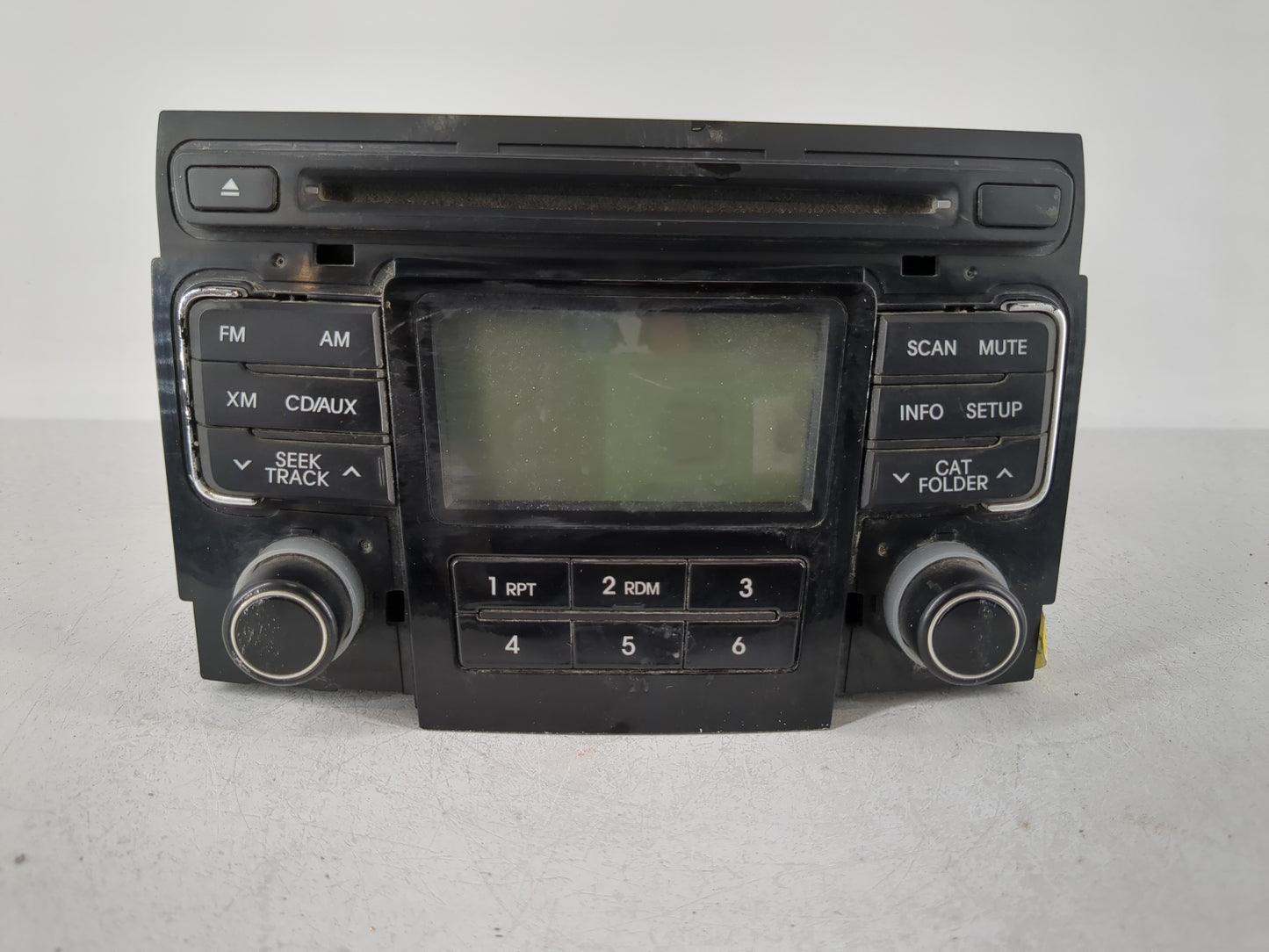 2011 Hyundai Sonata Radio AM FM Cd Player Receiver Replacement P/N:96180-3Q000 Fits OEM Used Auto Parts - Oemusedautoparts1.