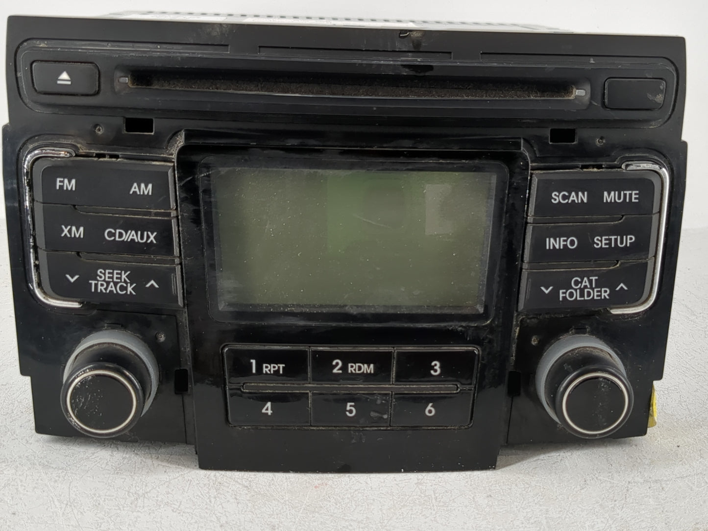 2011 Hyundai Sonata Radio AM FM Cd Player Receiver Replacement P/N:96180-3Q000 Fits OEM Used Auto Parts - Oemusedautoparts1.
