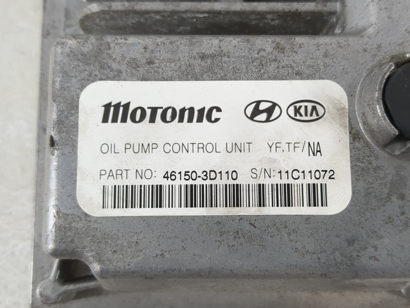 2011 Hyundai Sonata PCM Engine Control Computer ECU ECM PCU OEM P/N:46150-3D110 46150-3D120 Fits OEM Used Auto Parts - Oemus