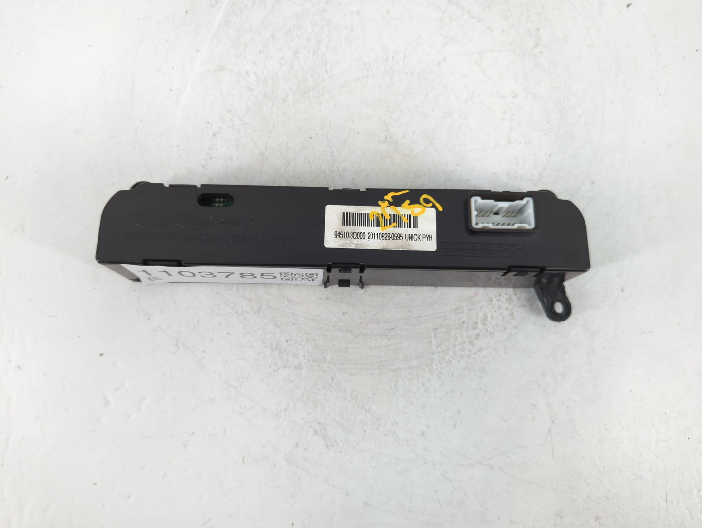 2011 Hyundai Sonata Digitial Dash Clock P/N:94510-3Q000 Fits OEM Used Auto Parts - Oemusedautoparts1.com