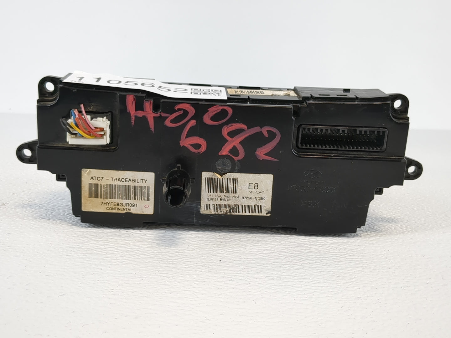 2011-2015 Hyundai Sonata Climate Control Module Temperature AC/Heater Replacement P/N:97250-4RDB0 Fits OEM Used Auto Parts -