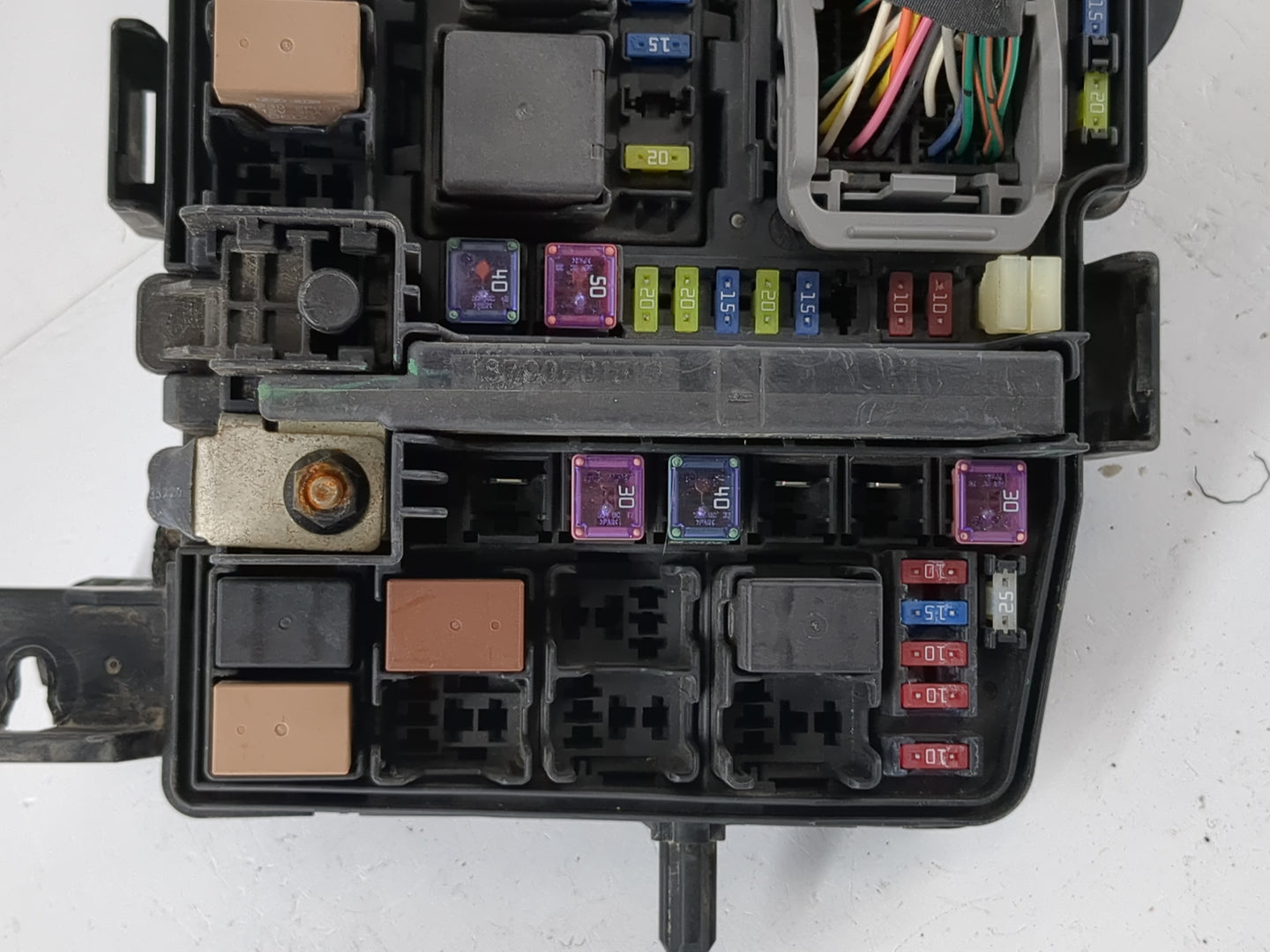 2011-2014 Hyundai Sonata Fusebox Fuse Box Panel Relay Module P/N:91950-3S711 Fits Fits 2011 2012 2013 2014 OEM Used Auto Par