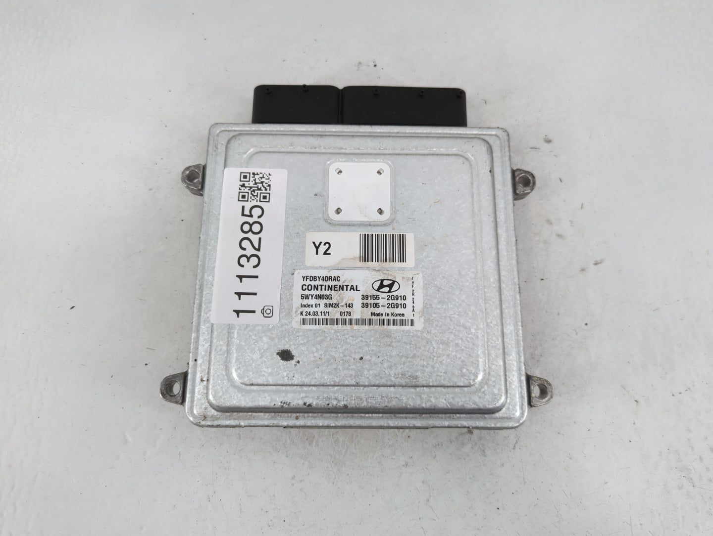 2011-2015 Hyundai Sonata PCM Engine Control Computer ECU ECM PCU OEM P/N:39155-2G910 Fits Fits 2011 2012 2013 2014 2015 OEM 