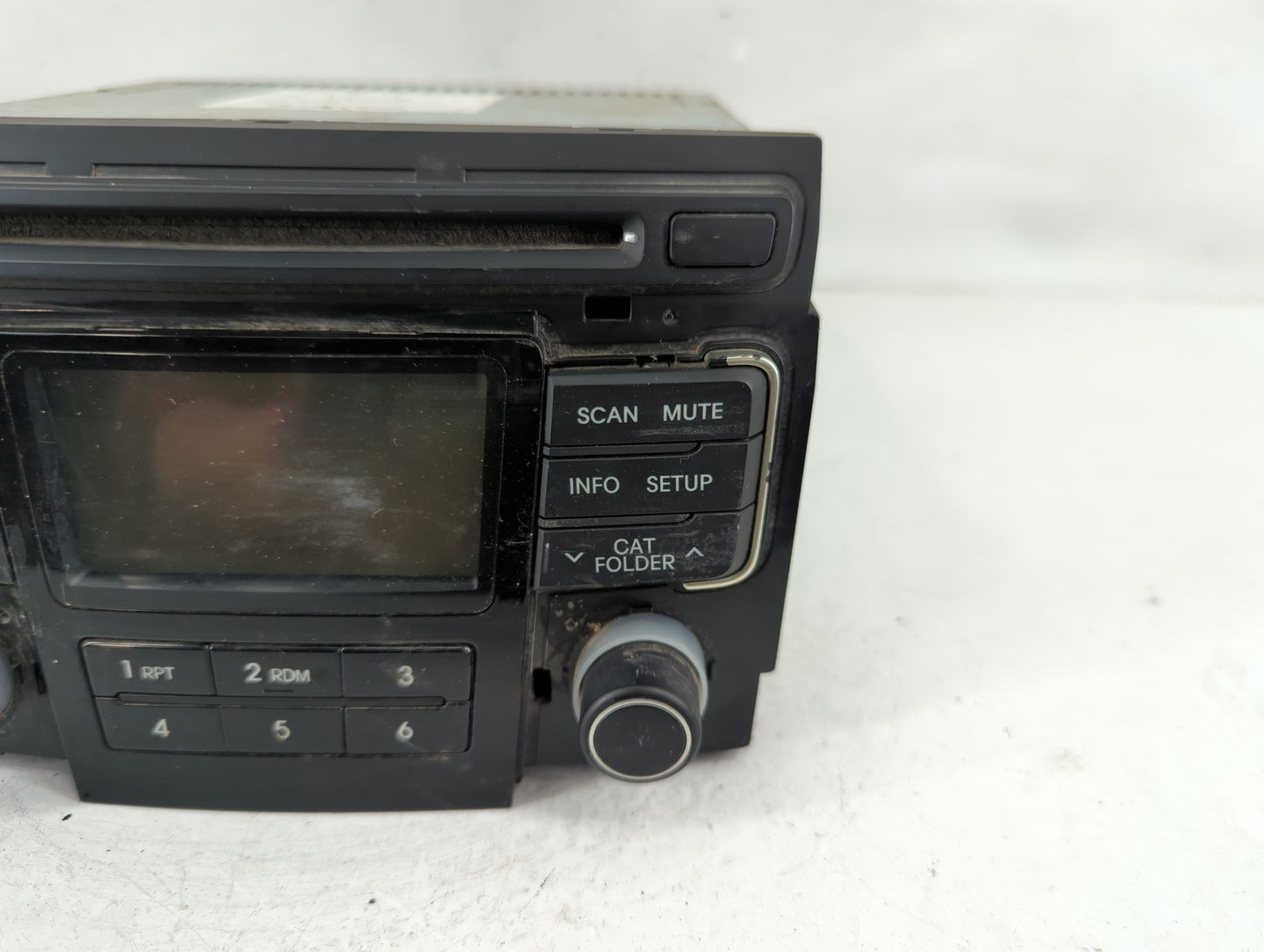 2011 Hyundai Sonata Radio AM FM Cd Player Receiver Replacement P/N:96180-3Q000 Fits OEM Used Auto Parts - Oemusedautoparts1.