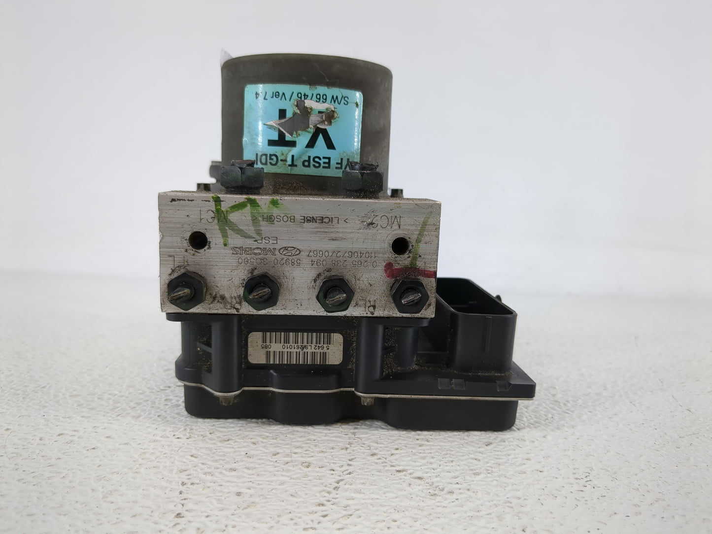 2011-2013 Hyundai Sonata ABS Pump Control Module Replacement P/N:58920-3Q500 5 642 L9 Fits Fits 2011 2012 2013 OEM Used Auto