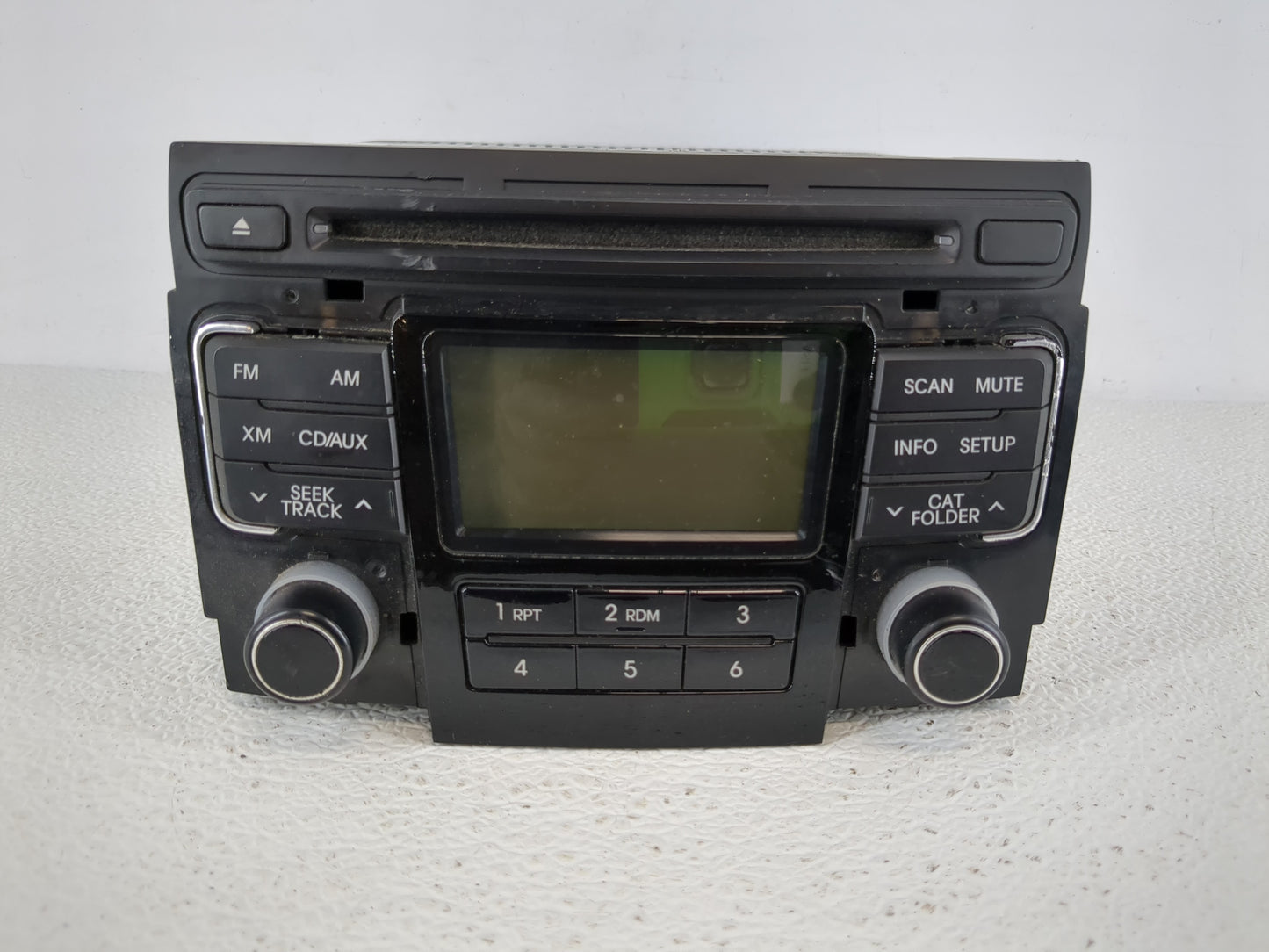 2011 Hyundai Sonata Radio AM FM Cd Player Receiver Replacement P/N:96180-3Q000 Fits OEM Used Auto Parts - Oemusedautoparts1.