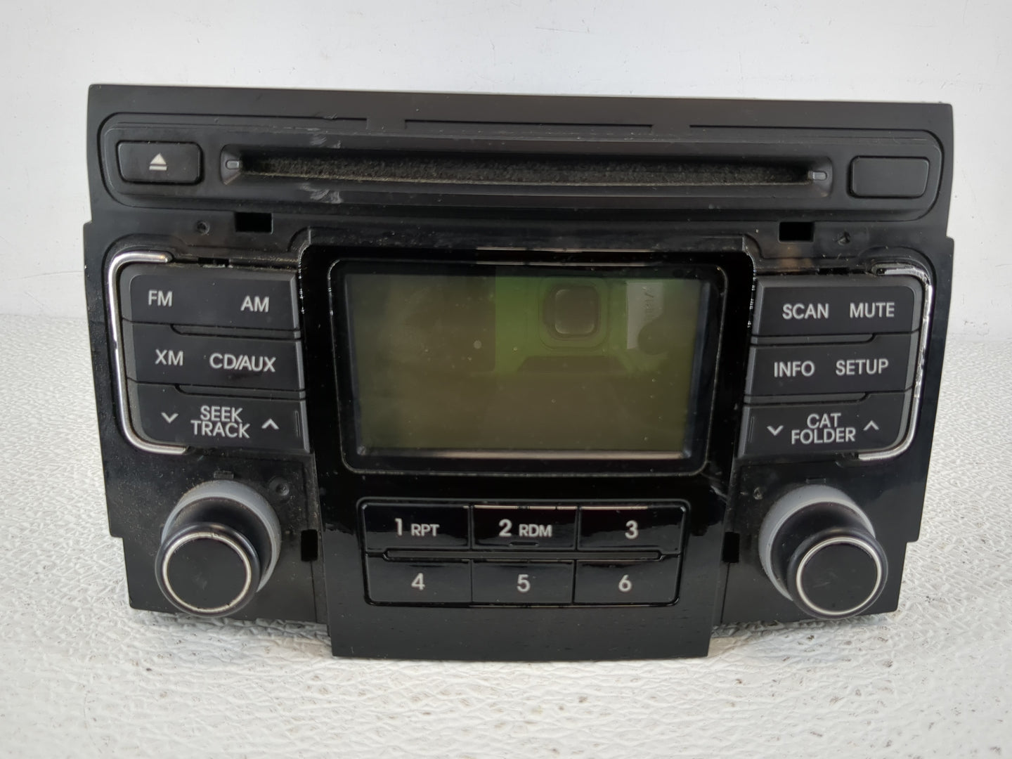 2011 Hyundai Sonata Radio AM FM Cd Player Receiver Replacement P/N:96180-3Q000 Fits OEM Used Auto Parts - Oemusedautoparts1.