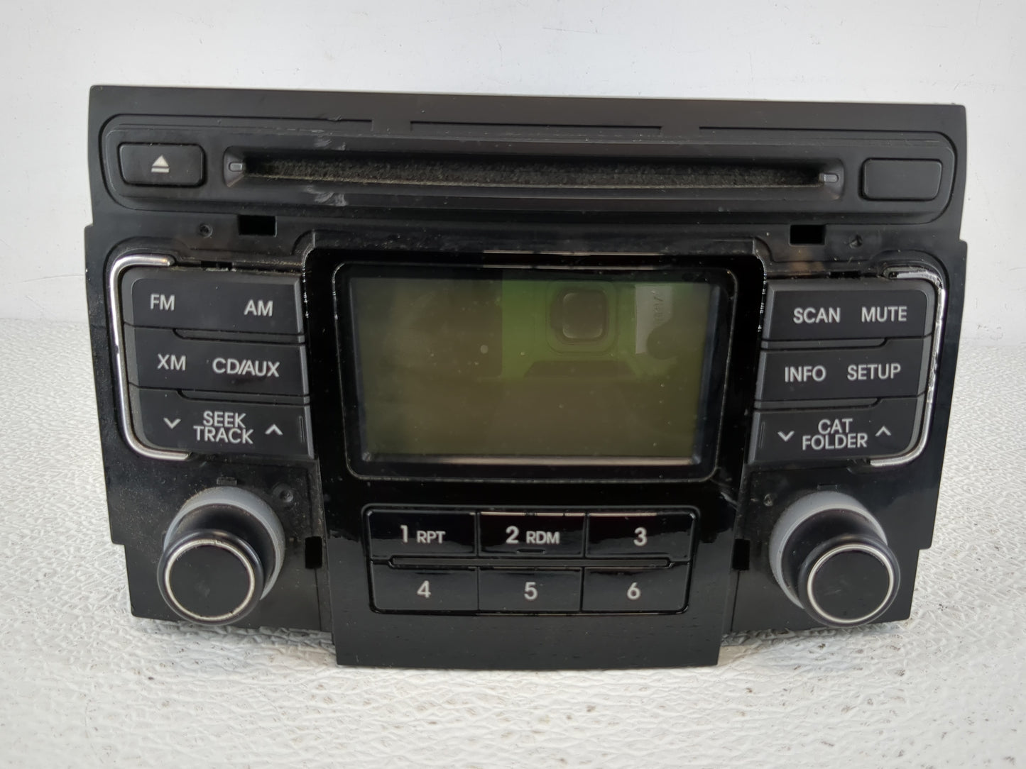 2011 Hyundai Sonata Radio AM FM Cd Player Receiver Replacement P/N:96180-3Q000 Fits OEM Used Auto Parts - Oemusedautoparts1.
