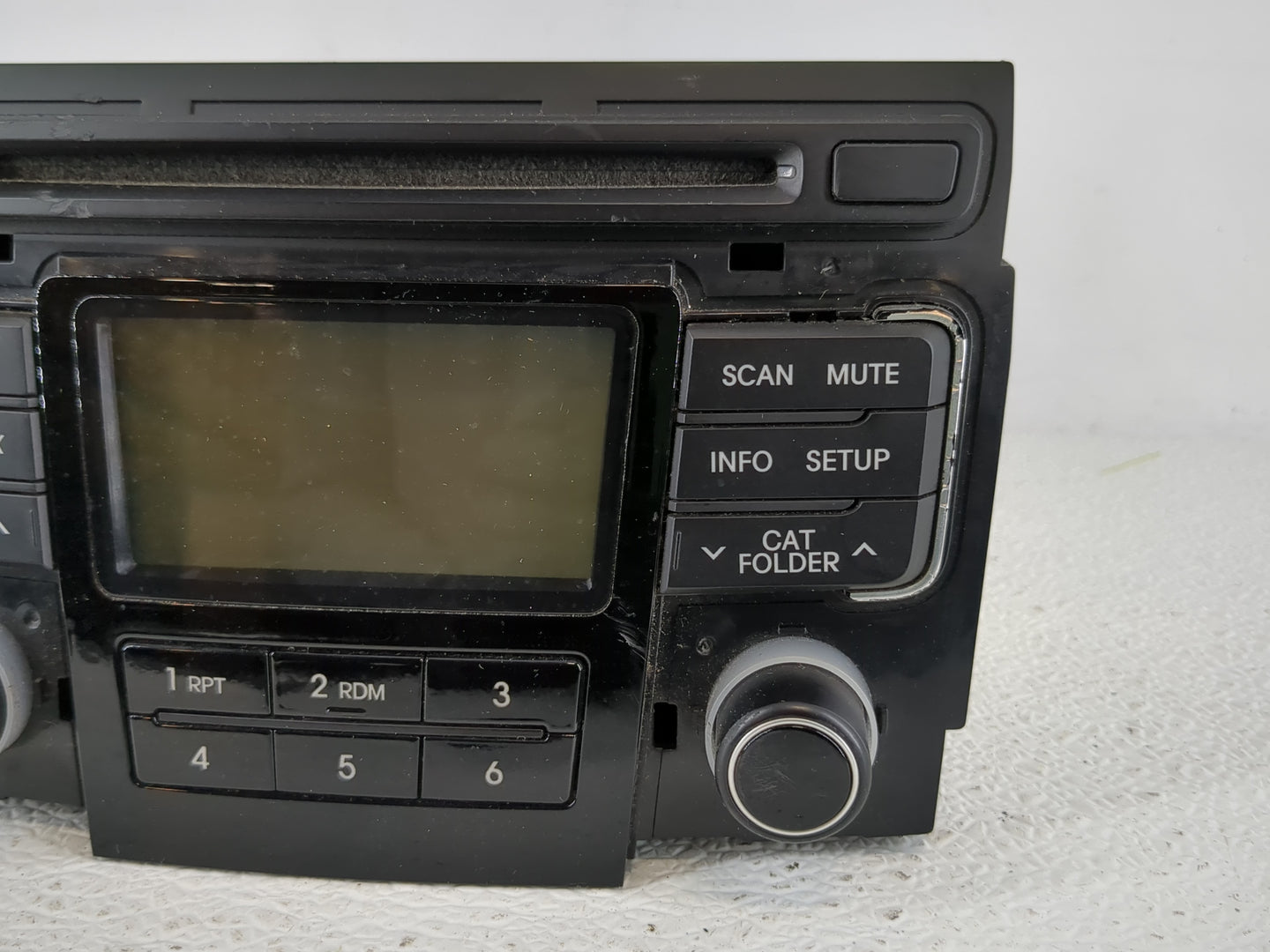 2011 Hyundai Sonata Radio AM FM Cd Player Receiver Replacement P/N:96180-3Q000 Fits OEM Used Auto Parts - Oemusedautoparts1.